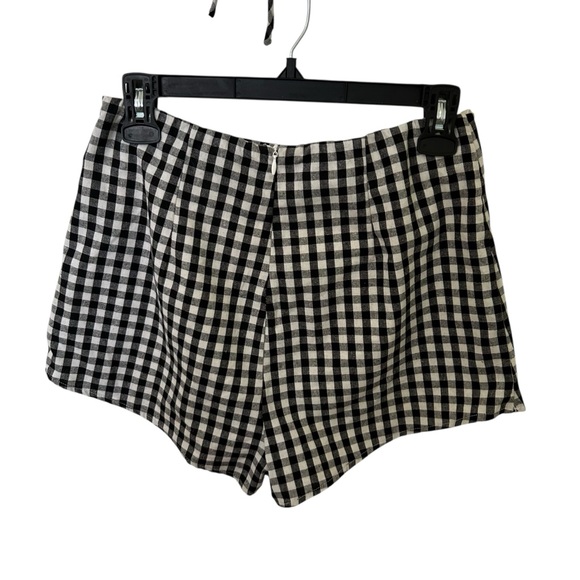 Cotton Candy LA Black & White Gingham Checkered Crop Top & Skort Set Size Small - Picture 6 of 6